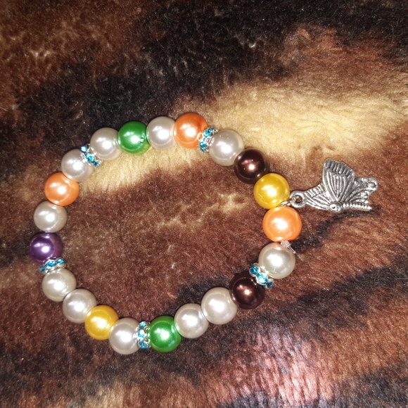 (6-7")🆕📿🔥FREE w/Purchase Glass Pearl Bead Stretch Bracelet🔥 - Picture 1 of 5